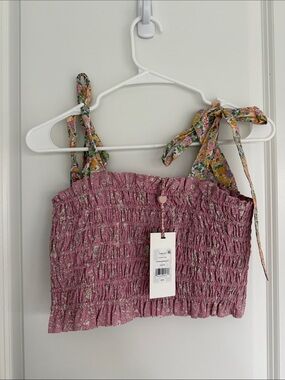 Loveshackfancy Corbin Top Blushing Meadows size M